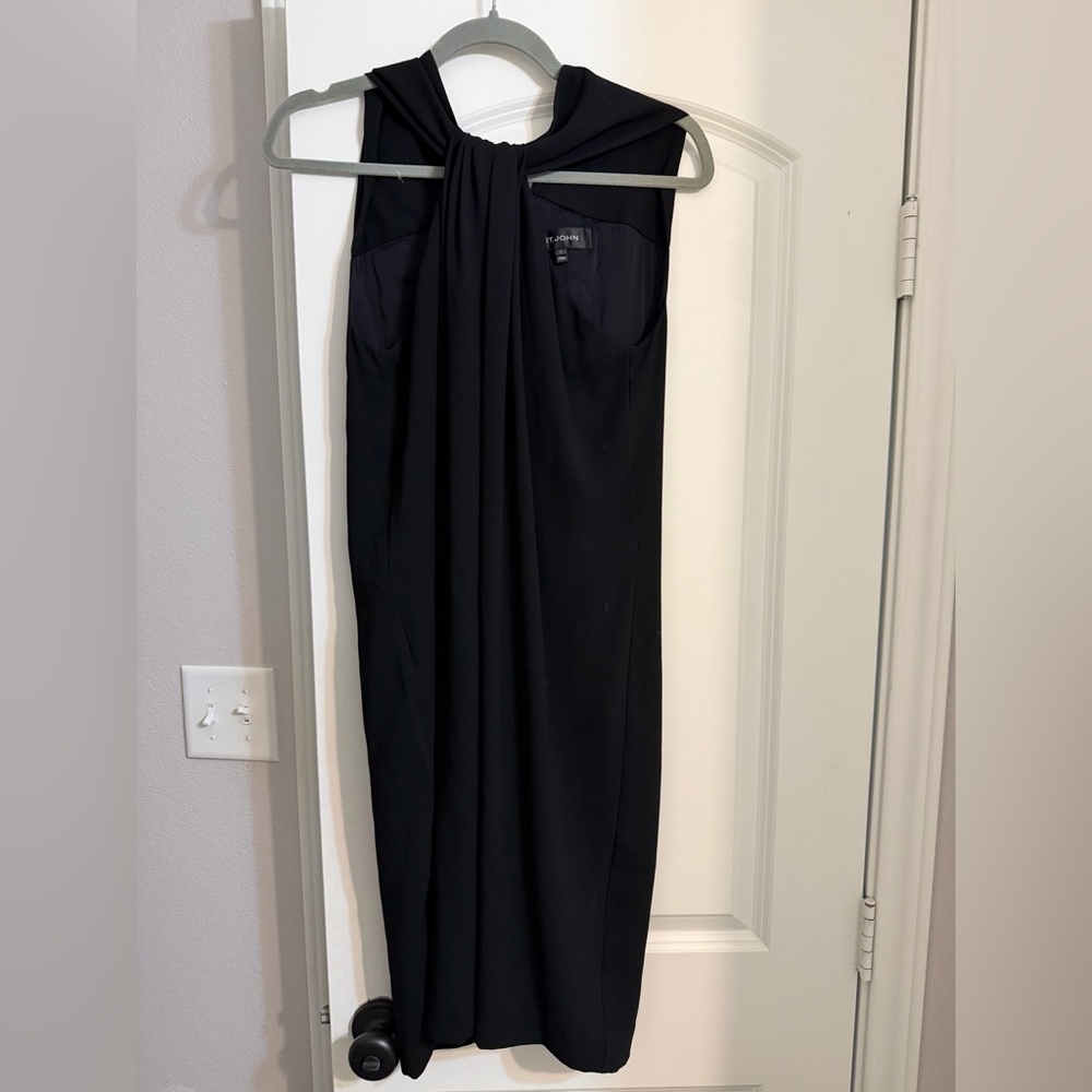 St. John flowing Sheath Dress with Halter Neckline for Cocktail